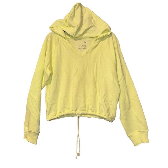so lounge life sweatshirt soft yellow Small NWT Soft And Comfy - Picture 2 of 6